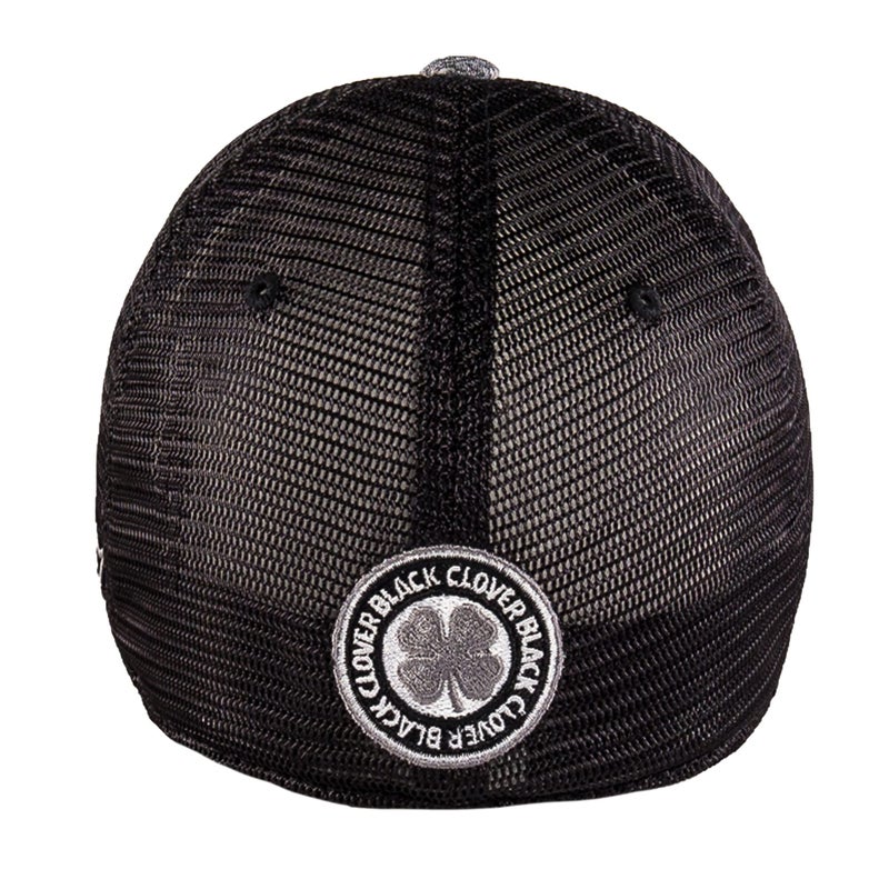 Black Clover Lucky Heather Mesh Grey Hat Gray/Black - Image 3